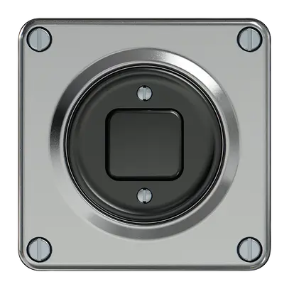 Poussoir ELEMENT 1P 1NC 1NO 16A 250V aluminium 