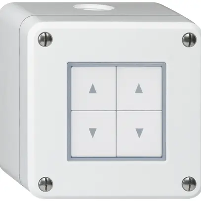 Contact pour stores AP robusto IP55 blanc avec 4 touches de fonction 
