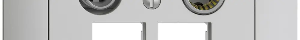 Presa multimedia INC EDIZIOdue FKE EASYNET 15dB, p.2×RJ45 S-One, grigio chiaro 