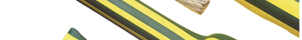 Guaina retrattile MGGM verde/giallo 26/9-A/U, rotolo 10m 