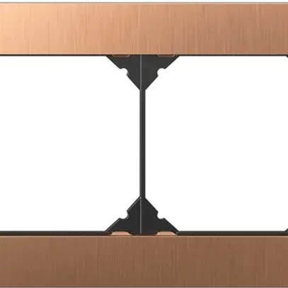 Intestazione INC EDIZIO.liv prestige SNAPFIX® 1×4 94×274mm ottone champagne 