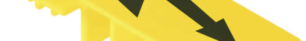 Marcatore di morsetto WM WAD 12 M.BL. 36.2×12mm simbolo verticale PA66 giallo 