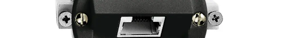 Presa INC 1×RJ45/s 4P nero ITplus P 43mm 