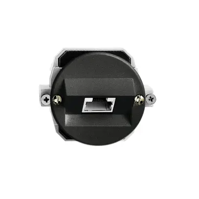 Presa INC 1×RJ45/s 4P nero ITplus P 43mm 