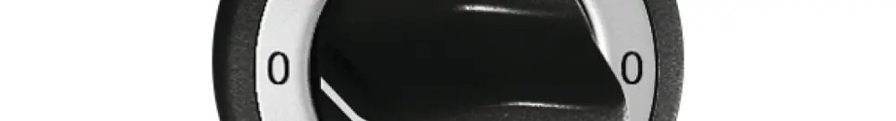 Frontset 0-Lavatrice-0-Tumbler für Drehschalter schwarz FH 