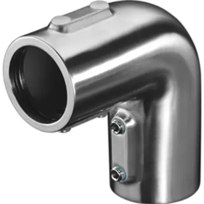 Gomito Rittal CP 6664.300 per CP40 90° acciaio affinato 