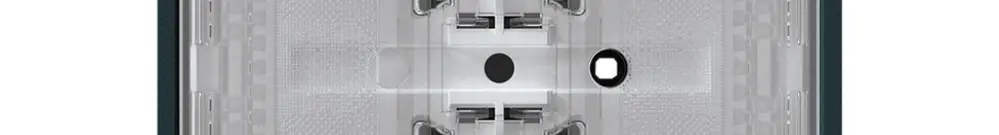 Poussoir KNX KAL p.2×touches 4×points actionnables LED noir 