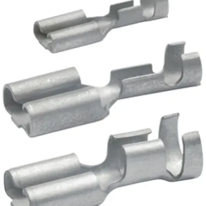 Clip Ferratec 6.3×0.8mm 1…2.5mm² 100 pezzi 
