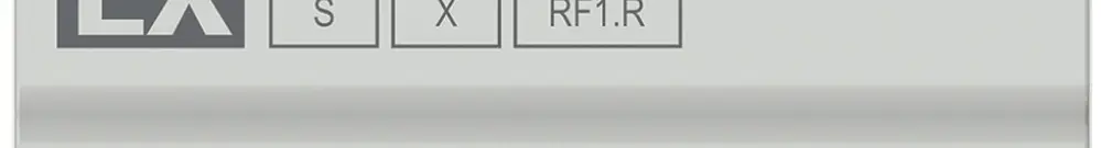 Attuatore di riscaldamento RF KNX INC Theben LUXORliving E1 S RF 1 canale 