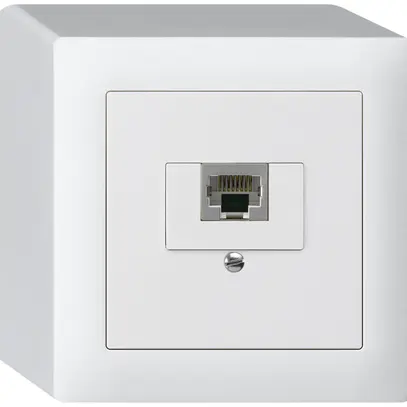 Boîte AP kallysto 1×RJ45s blanc 