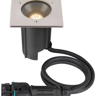 Luminaire de sol LED INC SLV DASAR M IP67 6.5W 450lm 830 24° DALI 120×120mm an 