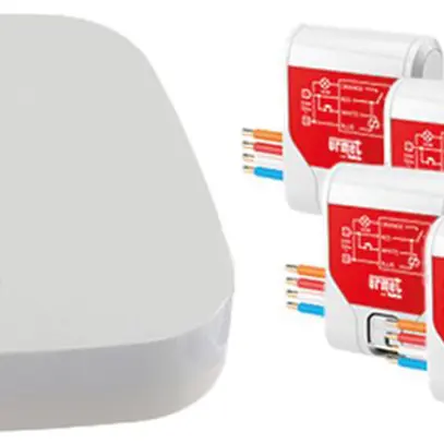 Kit centrale SmartHome Urmet GATE-UP KIT 1×GATE-UP 1×MTR500E-UP 4×MTV300E-UP 