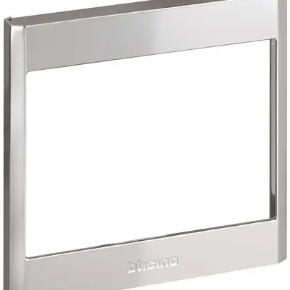 Cadre de recouvrement LINEA 5000 1×1 vertical 139×137mm acier affiné 