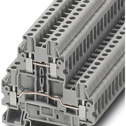 Morsetto a 2 piani 0.14…6mm² grigio AWG26…10 