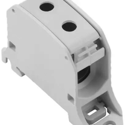 Blocco di distribuzione Weidmüller WPD 130 1×50/1×50mm² 120A 1000V TS35 grigio 
