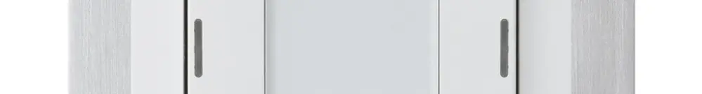 UP-Taster kallysto B KNX 6× RGB LED s/e-link weiss 