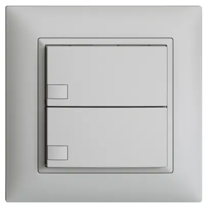 Pulsante KNX RGB INC EDUE FMI, 250mW, s.LED, 2×pulsante, com.1×tasto, grc 