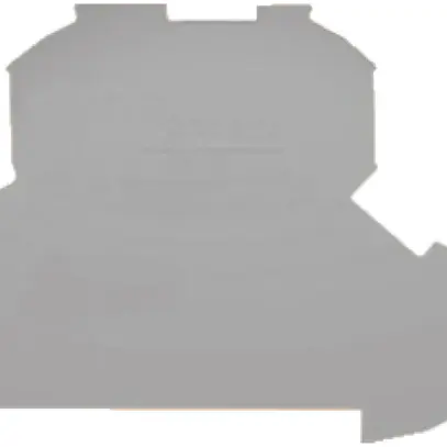 Parete d'estremità WAGO Top Job-S grigio 2P per serie 2002 