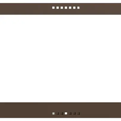 Piatta frontale EDIZIOdue per KNX-Panel 7" coffee 