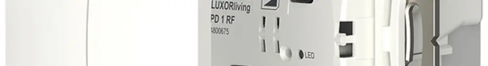 Poussoir RF ENC Theben LUXORliving PD 1 RF avec actionneur-variateur 
