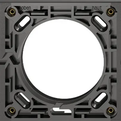 En-tête NUP Feller NEVO, 1×3, pour appareils N.CO, noir 