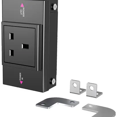 Presa multipla Rittal SZ 2500.711 per lampada di sistema LED 240VAC 1×BS1363 