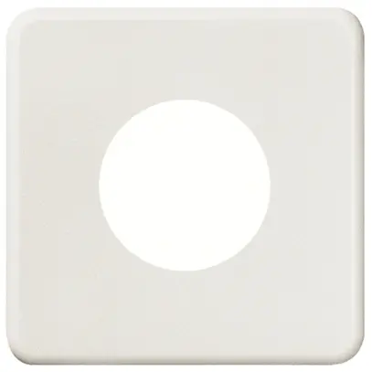 Abdeckplatte II 43mm weiss 