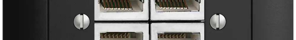 Prise INC 4×RJ45/s 4P sép.no, EDIZIOdue ITplus 