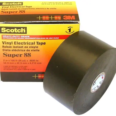 Nastro isolante Scotch 88 50.8mm×33m nero 
