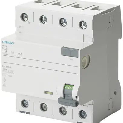 Interruttore differenziale Siemens SENTRON 3LN 30mA/63A tipoA, N sinistra 
