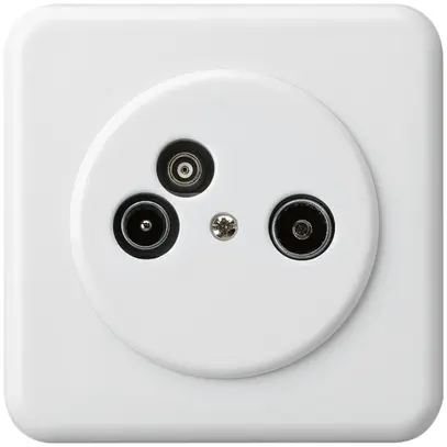 Prise d'antenne ENC TV-R-Données basico C 2GHz 4dB blanc 