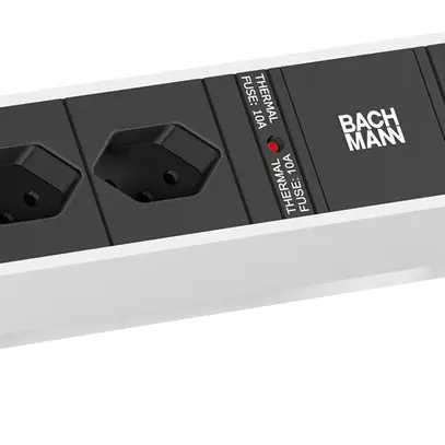 Tischsteckdosenleiste BACHMANN DESK 2 2×T13 1×USB-A 18W 1×USB-C PD 22W 0.2m ws 