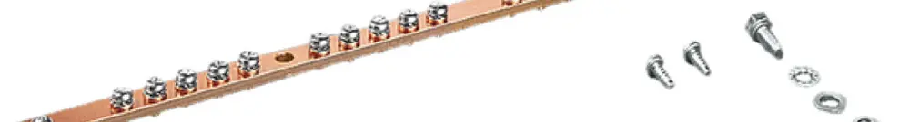 Erdungsschiene DK Rittal 200A 450×15×5mm horizontal 