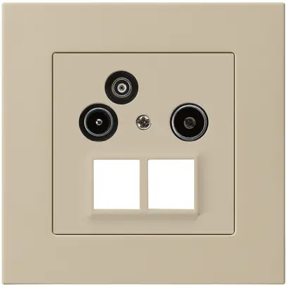Prise pour antenne ENC R/TV/données kallysto.pro HMS 2GHz 10.5db beige 