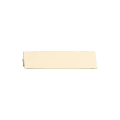 Plaquette indicatrice EDIZIOdue colore pour sortie oblique, vanille 