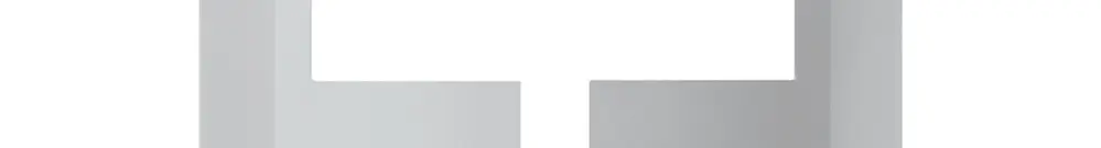 Kit frontale kallysto grigio chiaro, 60×60mm per rilevatore di mov. 