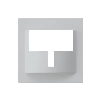 Kit frontale kallysto grigio chiaro, 60×60mm per rilevatore di mov. 