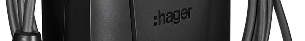 Ladestation Hager witty one 3-phasig 11kW 250×370×150mm Kabel 6.5m 