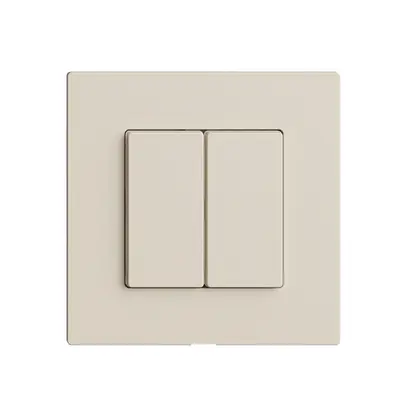 Comando per interruttore 2K/2T Edue Wiser crema 