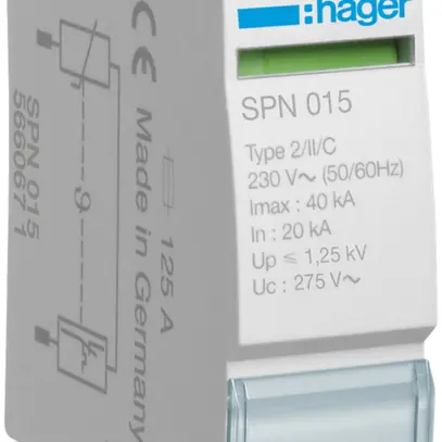 Ersatzpatrone Hager für TN-C-S 