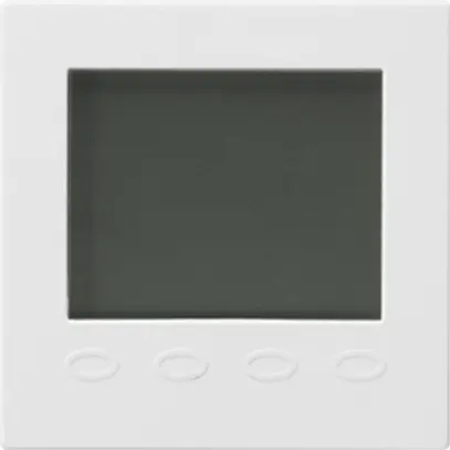 Thermostat d'ambiance Hager kallysto A avec écran blanc ultra 