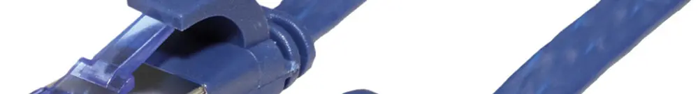 Câble patch RJ45 VALUE cat.6A U/FTP AWG32 PVC plat bleu 1m 