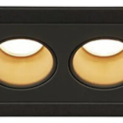 Plafonnier LED INC SLV MILANDOS 6, 12W 770lm 2700K 45° aluminium noir 