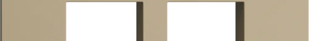 Kit montaggio EDIZIOdue F, uscita dritta, per 2×Keystone, sand 