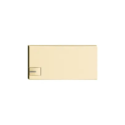 Touche 1/2 KNX/électron.a.LED EDIZIOdue commande simple vanille 