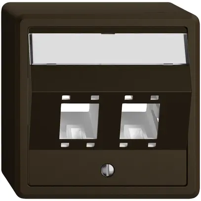 AP-Montageset EDIZIO.liv SNAPFIX® für freenet Kat.5e/6 Adapter 2× br 