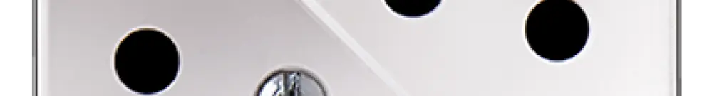 Presa INS ATO 2×T13 1×S bianco 2moduli 