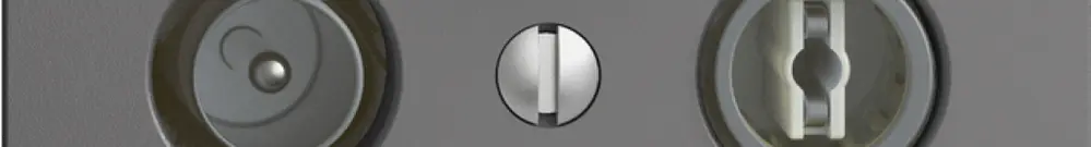 Prise d'antenne SAT/TV/R DB53 EDIZIOdue gris foncé avec SAT-F 