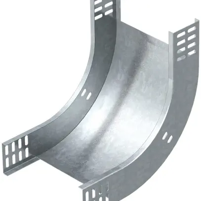 Gomito interno Bettermann verticale 90° 60×300mm zincato a caldo a immersione 