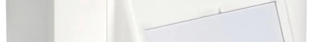 Kit frontal FTTH AP AGRO OTO prêt pour l'épissure 86×86×20mm blanc 